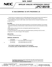 UPC1851BGT datasheet pdf NEC