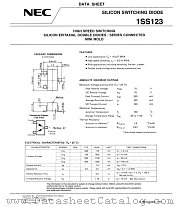 1SS123-T2B datasheet pdf NEC