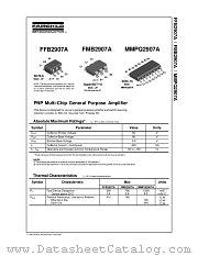 MMPQ2907A_NL datasheet pdf Fairchild Semiconductor