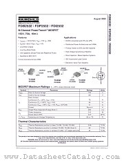 FDP2532_NL datasheet pdf Fairchild Semiconductor