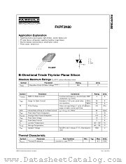 FKPF3N80 datasheet pdf Fairchild Semiconductor