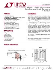 LTC3400-1 datasheet pdf Linear Technology