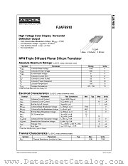 FJAF6910TU datasheet pdf Fairchild Semiconductor