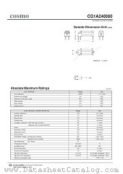 CG1A240000 datasheet pdf Cosmo Electronics