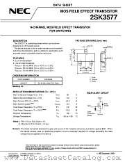 2SK3577 datasheet pdf NEC