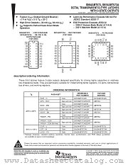 SN74ABT573ANSR datasheet pdf Texas Instruments