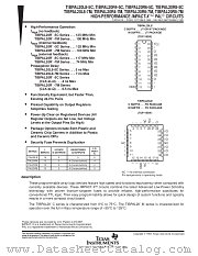 TIBPAL20L8-25CNT datasheet pdf Texas Instruments