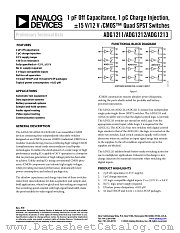 ADG1211XRUZ datasheet pdf Analog Devices