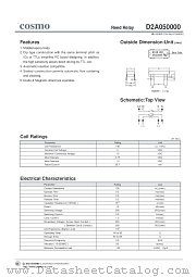 D2A050000 datasheet pdf Cosmo Electronics