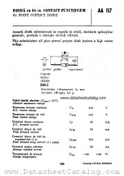 AA117 datasheet pdf IPRS Baneasa