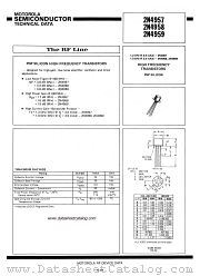 2N4958 datasheet pdf Motorola