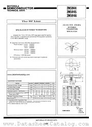 2N5945 datasheet pdf Motorola