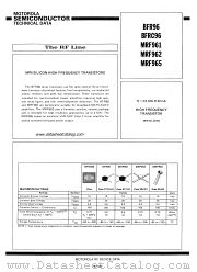 MRF962 datasheet pdf Motorola