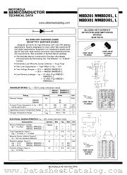 MBD201 datasheet pdf Motorola