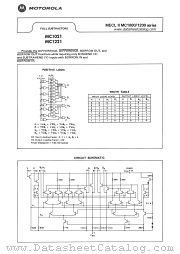 MC1021 datasheet pdf Motorola
