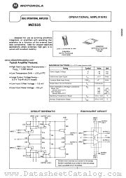 MC1535F datasheet pdf Motorola