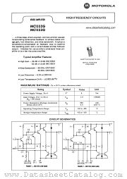 MC1552G datasheet pdf Motorola