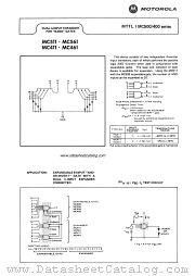 MC511 datasheet pdf Motorola