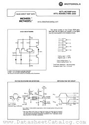 MC7402P datasheet pdf Motorola