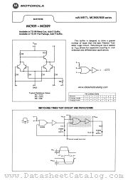 MC909 datasheet pdf Motorola