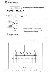 MC9721P datasheet pdf Motorola