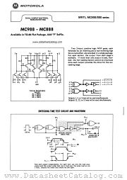 MC888 datasheet pdf Motorola