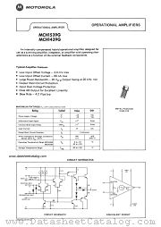 MCH1439G datasheet pdf Motorola