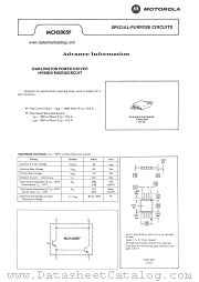 MCH2005F datasheet pdf Motorola