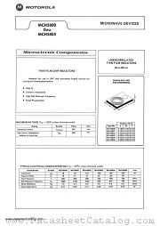 MCH5805 datasheet pdf Motorola