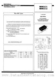 MHW3172 datasheet pdf Motorola
