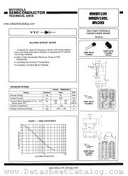 MMBV109 datasheet pdf Motorola