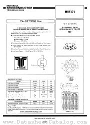 MRF171 datasheet pdf Motorola