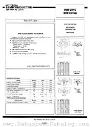 MRF1946 datasheet pdf Motorola