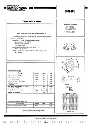 MRF406 datasheet pdf Motorola