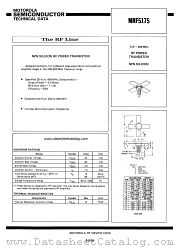 MRF5175 datasheet pdf Motorola