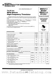 MRF5711 datasheet pdf Motorola