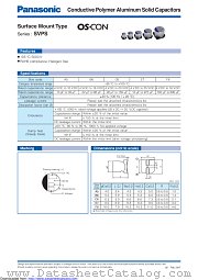 16SVPS180M datasheet pdf Panasonic