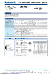 16SEPC100MW datasheet pdf Panasonic