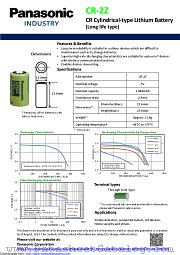 CR-2Z datasheet pdf Panasonic