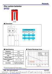 6F22 datasheet pdf Panasonic