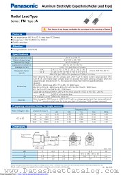 EEUFM1V680 datasheet pdf Panasonic