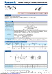 EEUHD1H100H datasheet pdf Panasonic