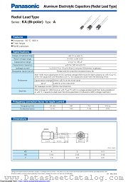 ECEA1EKN100E datasheet pdf Panasonic
