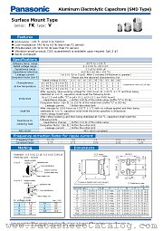 EEEFK0J101V datasheet pdf Panasonic
