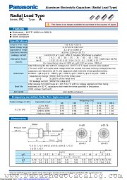 EEUFC1C392B datasheet pdf Panasonic