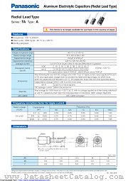 EEUTA1C332S datasheet pdf Panasonic