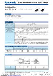 EEUED2V680SE datasheet pdf Panasonic