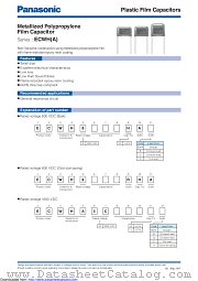 ECWHA3C112JB datasheet pdf Panasonic