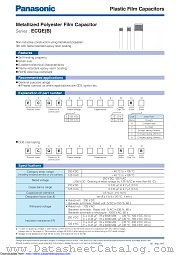 ECQE1A335JBB datasheet pdf Panasonic