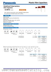 ECWFD2J394K datasheet pdf Panasonic